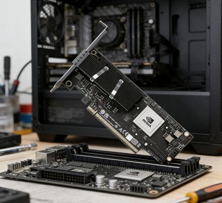 NVIDIA ConnectX-8 C8220 SuperNIC Çiftli QSFP112 200GbE NDR200 VPI PCIe 5.0 x16 Ağ Adaptörü