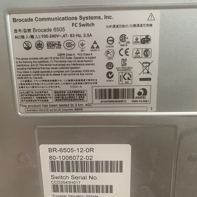 BR-6505-12-16G-0R 16GB Fiber Kanal Anahtarı