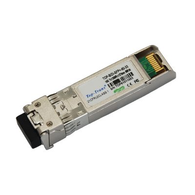10Gb/S 60km BIDI Optik Alıcı-Verici Sfp Dubleks LC Konnektör