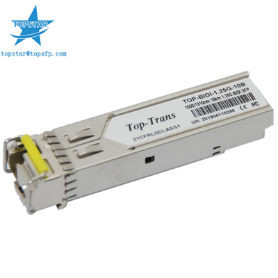 10Km 1.25 G SFP Alıcı-Verici 1550nm 1310nm Çok Modlu Fiber Modül