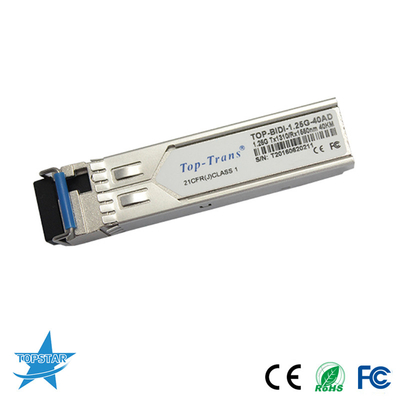 1310nm 1490nm BIDI Sfp Modülü 1.25G 40KM SMF Alıcı-Verici