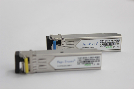 1310nm 1490nm BIDI Sfp Modülü 1.25G 40KM SMF Alıcı-Verici