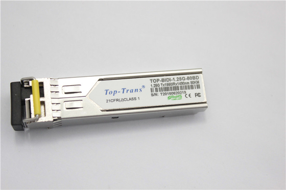 Toptrans BIDI 1.25G-80AD/BD SFP Optik Alıcı-Verici 80KM Rohs
