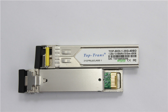 40km SFP Çift Yönlü Alıcı-Verici 1.25Gbps Tx1490nm Rx1310nm