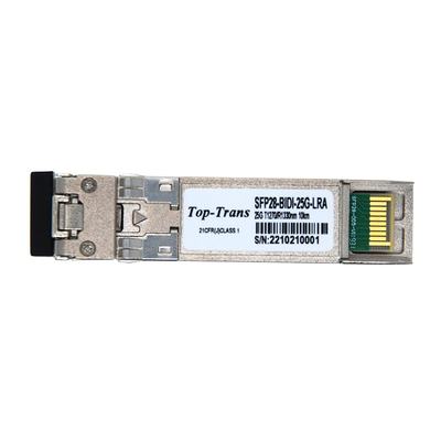 5G Fronthaul 25G BIDI SFP28 Optik Alıcı-Verici 20KM ECPRI Tek Fiber