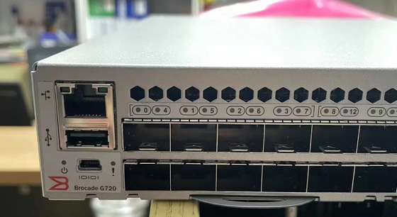 Broadcom Fc Brocade G720 Anahtarı BR-G720-24-32G-R 24 Aktif Bağlantı Noktası CE SA KCC