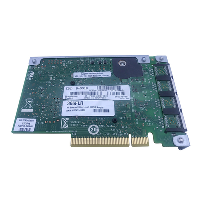 366FLR Ethernet Sunucu Adaptörü Intel 4 Port 1gb Nic Ağ Arayüz Kartı